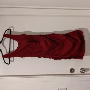 Cocktail Dress Papillon Size L with ruffled back and sides. Pencil skirt